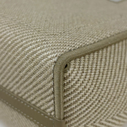 Loewe Tote Font Small 2-Way Canvas Beige — view 3