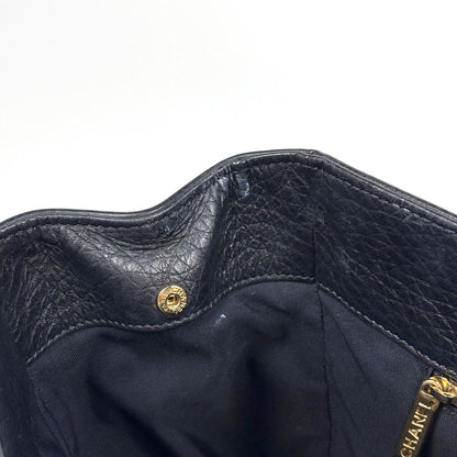 Chanel Tote Executive Line CC Logo Leather Black — view 8