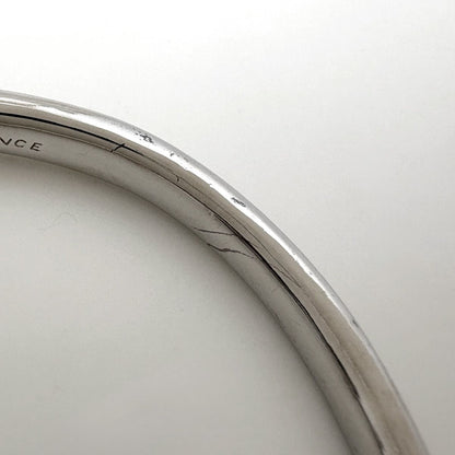 Hermes Bangle Cheval Hose Metal Silver Bracelet — view 5