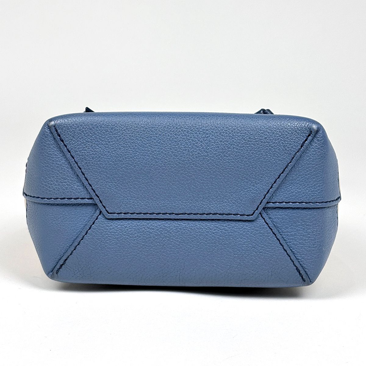 Louis Vuitton Lockme Backpack Mini Leather Blue Jean — view 3