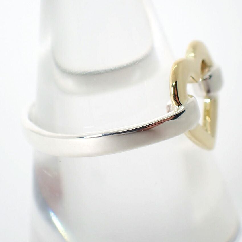 Tiffany & Co 925/750 Open Heart Ring — view 2