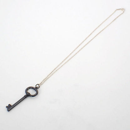 Tiffany & Co 925 Titanium Key Pendant Necklace — view 5