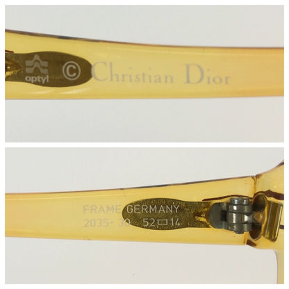 Dior Vintage Optil 52 14 Orange Acetate Sunglasses Frame Eyewear — view 7