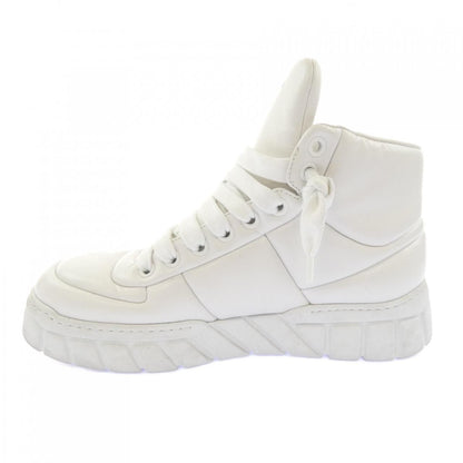 Prada Padded Nappa Leather High Top Triangle Logo Sneakers — view 2