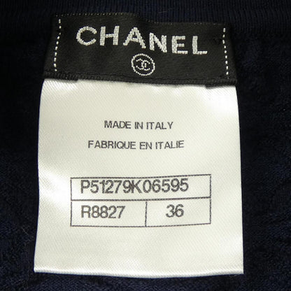 Chanel Tunic Coat Navy — view 4