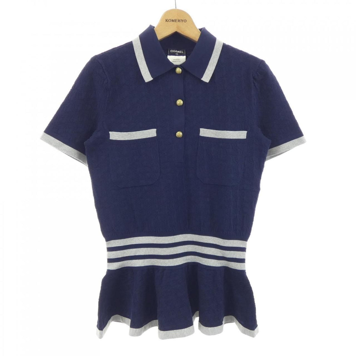 Chanel Tunic Coat Navy