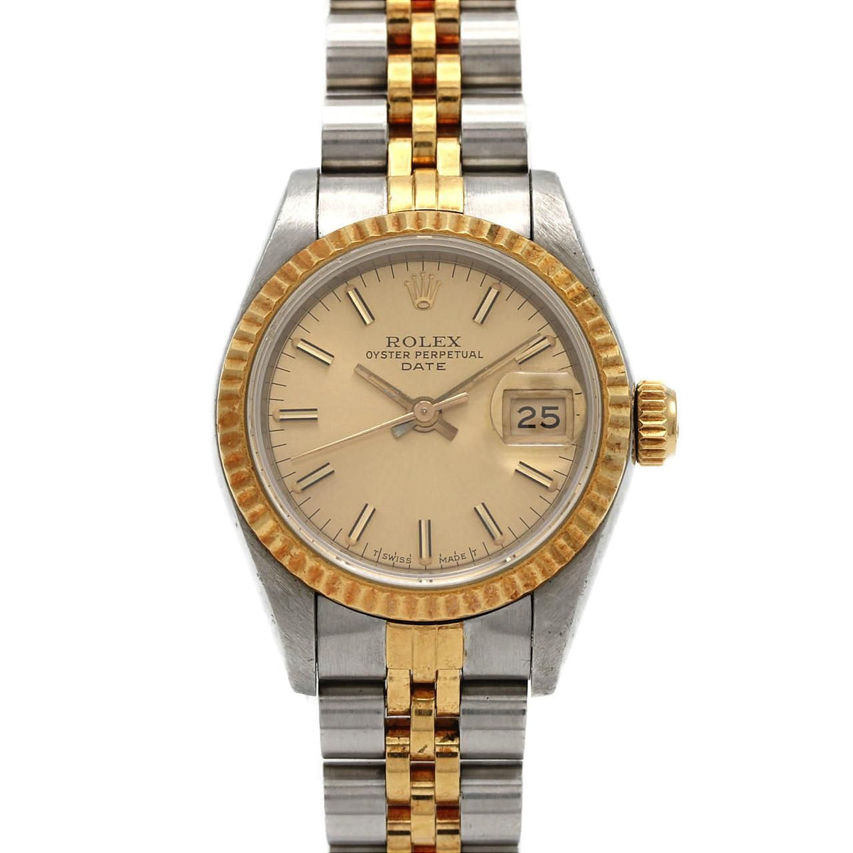 Rolex Datejust Stainless Steel Yellow Gold Automatic Watch