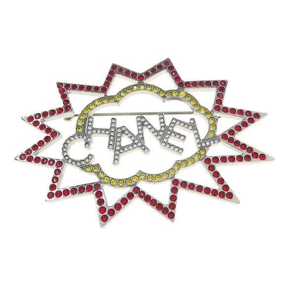 Chanel 17K Brooch Silver