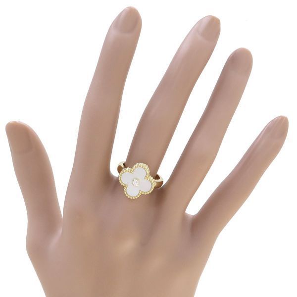 Van Cleef & Arpels Vintage Alhambra Ring Mother of Pearl — view 7