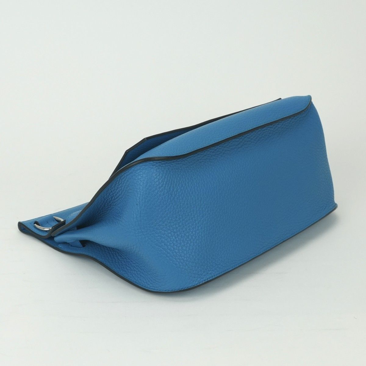 Hermes Jypsiere 28 Shoulder Bag Taurillon Clemence Blue Zanzibar Bluezanzibar — view 6