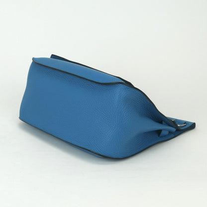 Hermes Jypsiere 28 Shoulder Bag Taurillon Clemence Blue Zanzibar Bluezanzibar — view 5