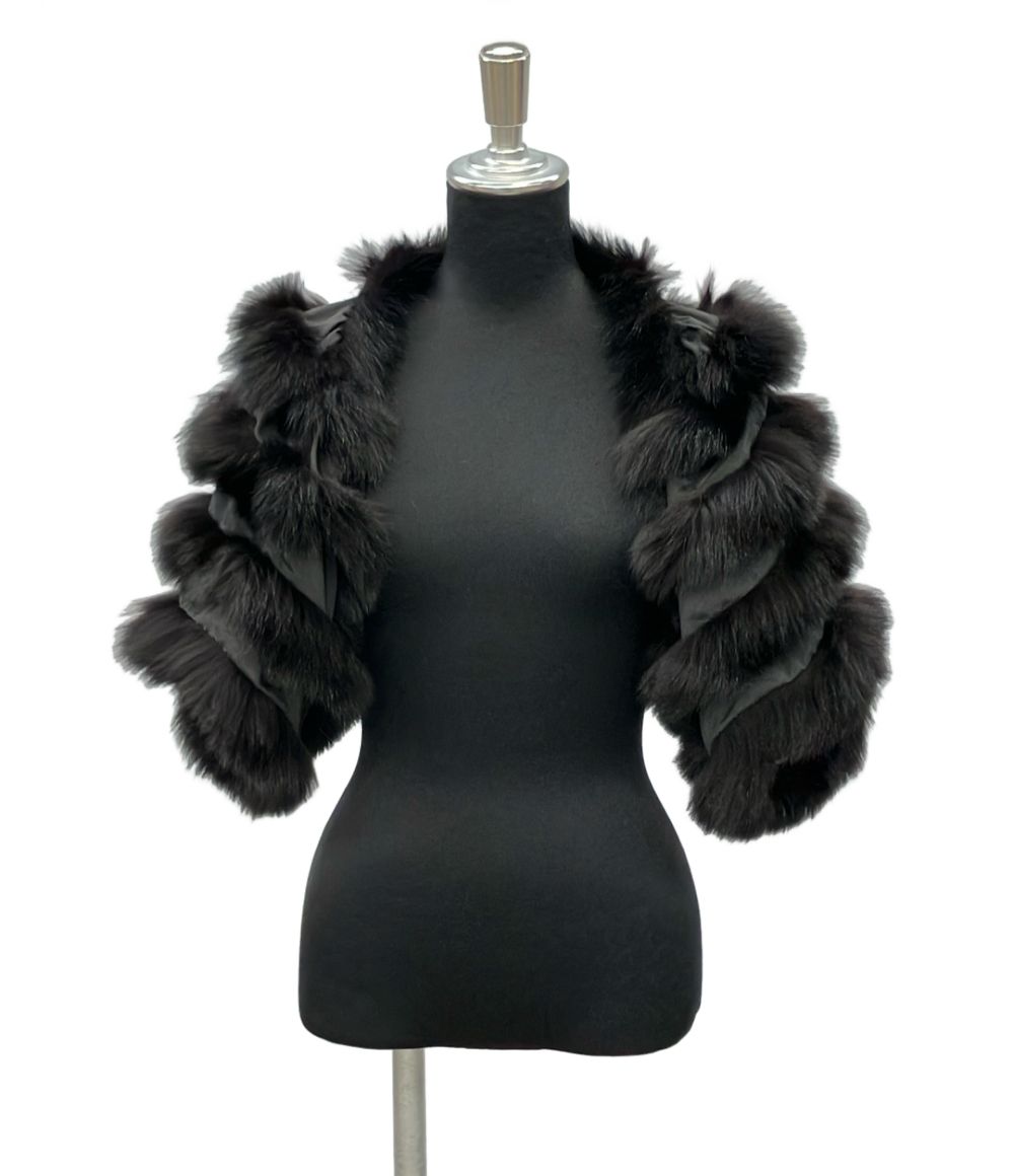 Max Mara Fur Bolero Blouse