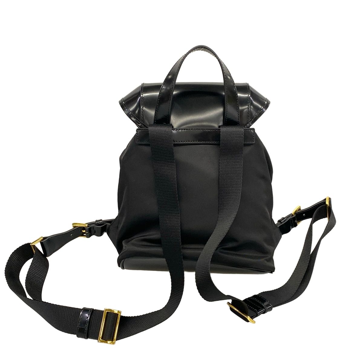 Prada Backpack Black Re-Nylon Leather — view 3