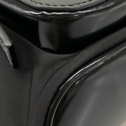 Prada Backpack Black Re-Nylon Leather — view 6