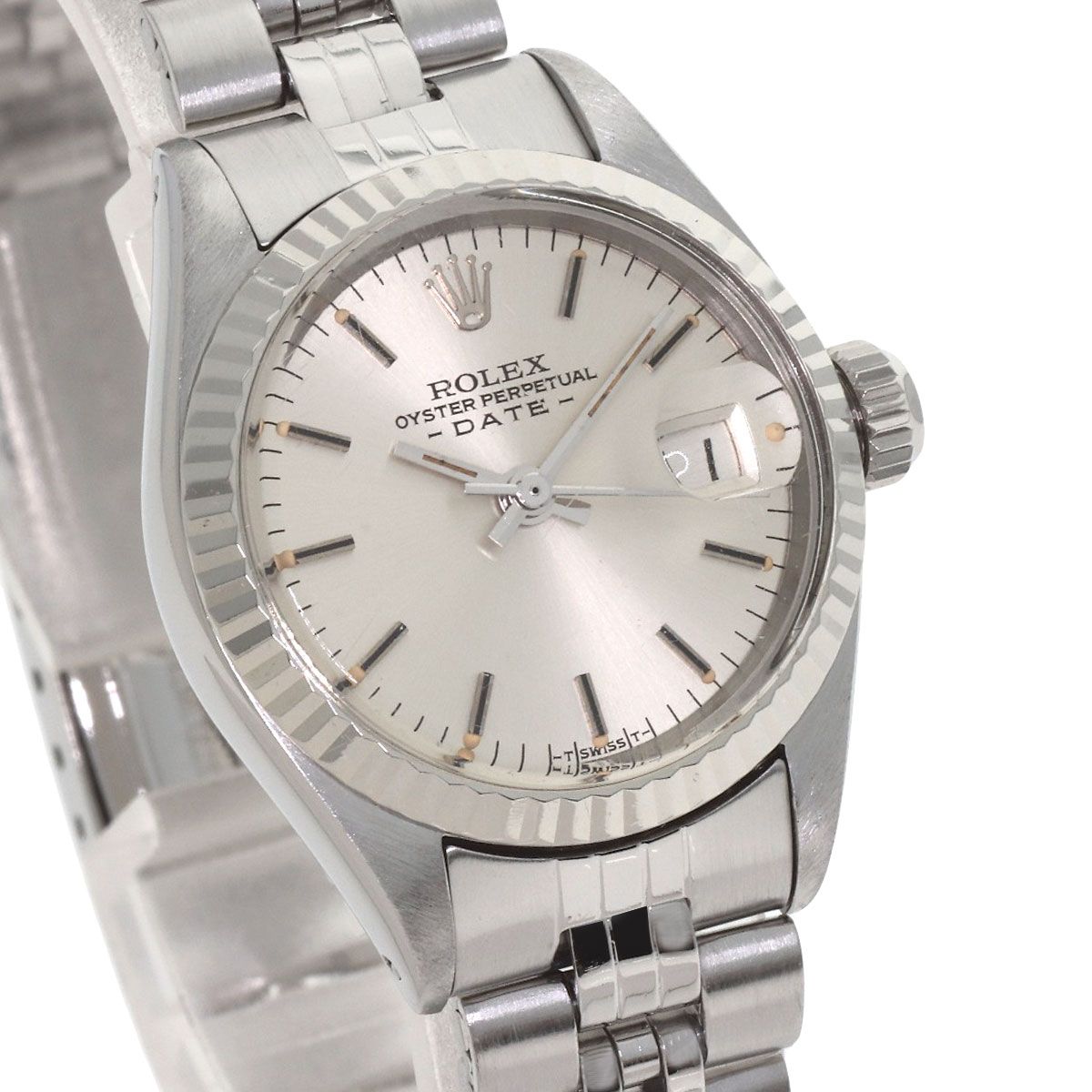 Rolex Oyster Perpetual Date Vintage Watch SS — view 4