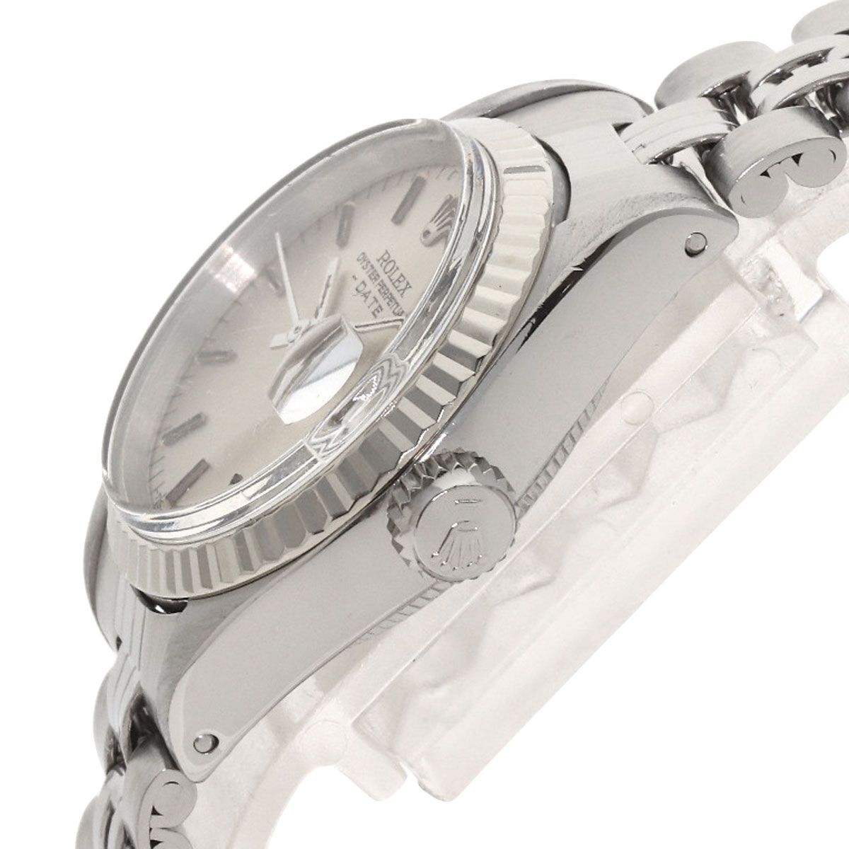 Rolex Oyster Perpetual Date Vintage Watch SS — view 5