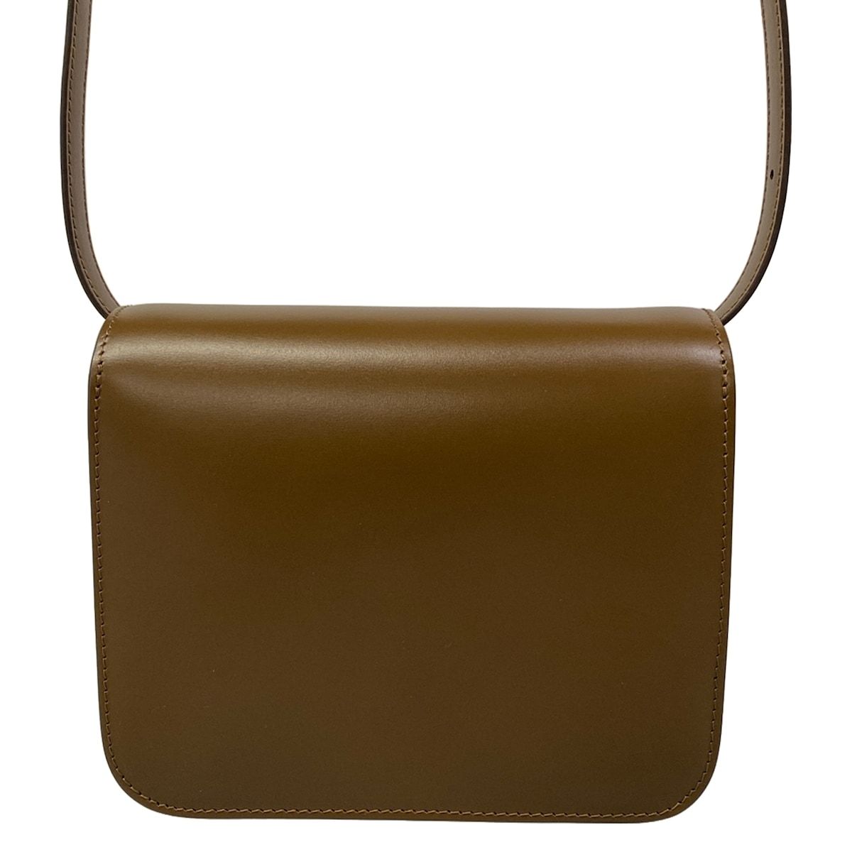 Celine Shoulder Bag Teen Classic Dark Brown Leather — view 3