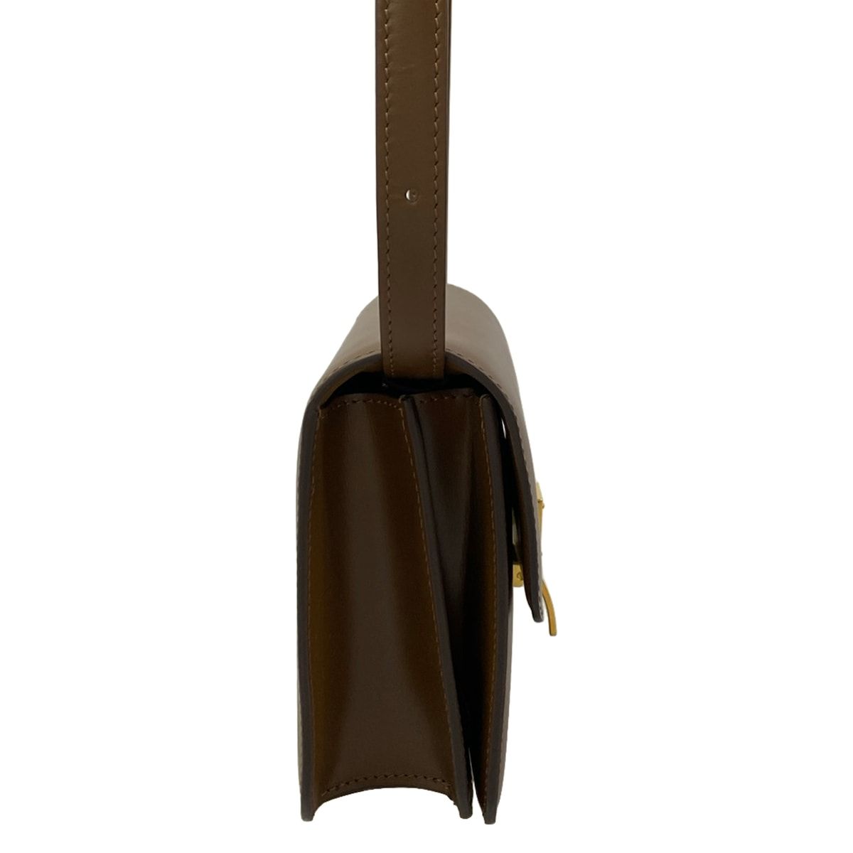 Celine Shoulder Bag Teen Classic Dark Brown Leather — view 2
