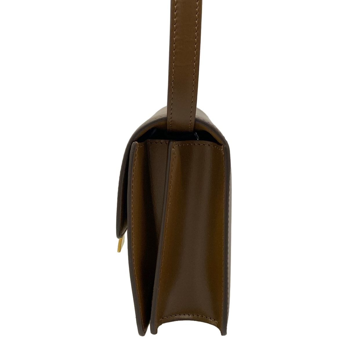 Celine Shoulder Bag Teen Classic Dark Brown Leather — view 4