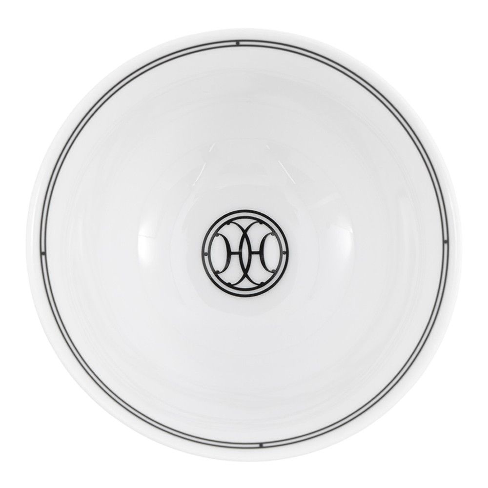 Hermes Bowl 2 Ceramic White Black — view 5