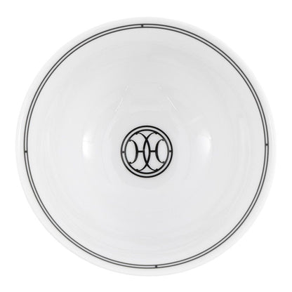 Hermes Bowl 2 Ceramic White Black — view 5
