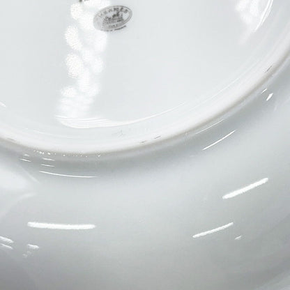 Hermes Soup Plate H Deco Set Ceramic Tableware White Black — view 5