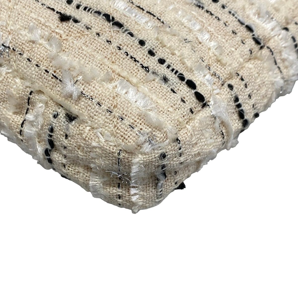 Chanel Shoulder Bag Quilted Beige Silver Multi Chain — view 6