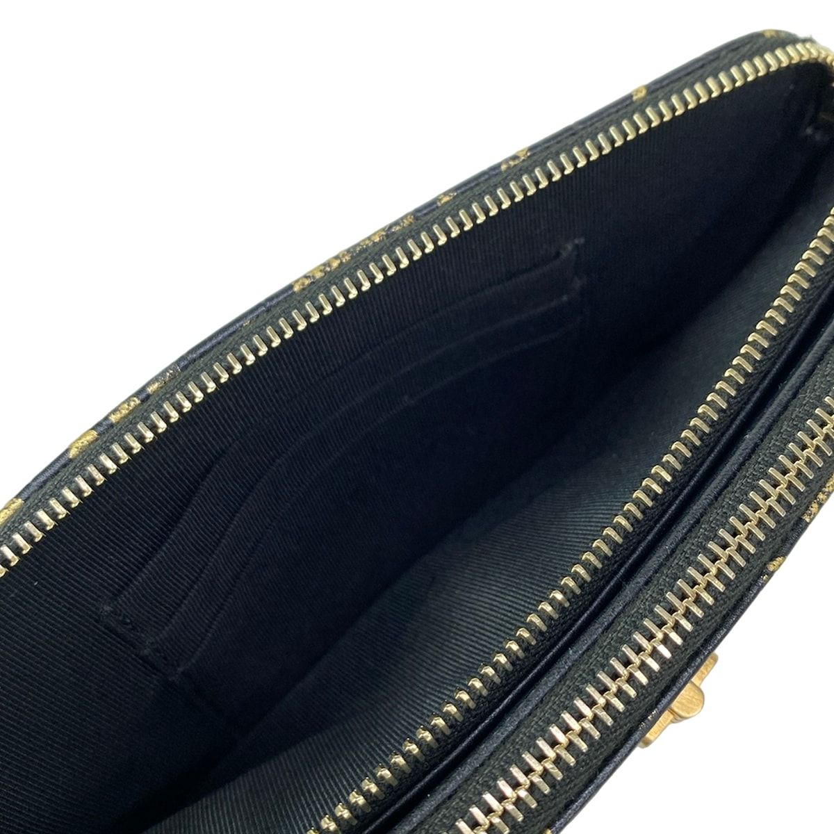 Chanel Wallet 2.55 Black Gold Chain Mademoiselle Vintage Double Zipper Shoulder — view 4