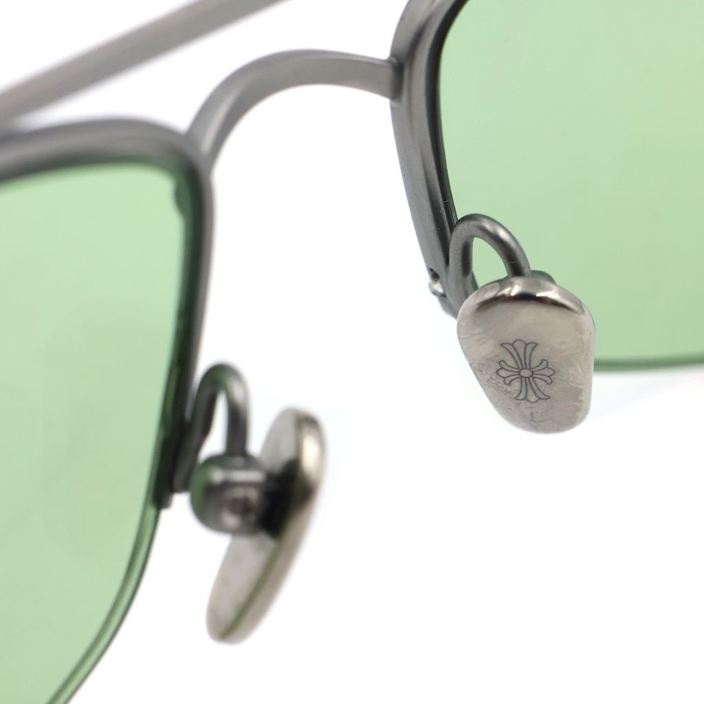 Chrome Hearts Titanium Eyewear Sunglasses Silver Green — view 5