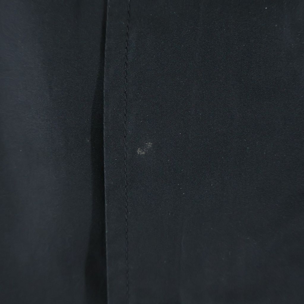 Balenciaga Nylon Jacket Black with Back Logo Print Drawstring — view 4