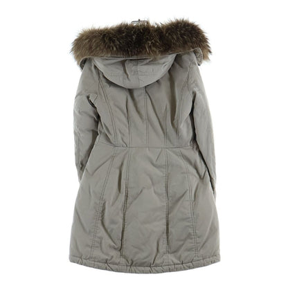 Moncler Aredhel Fox Fur Down Coat Beige — view 2