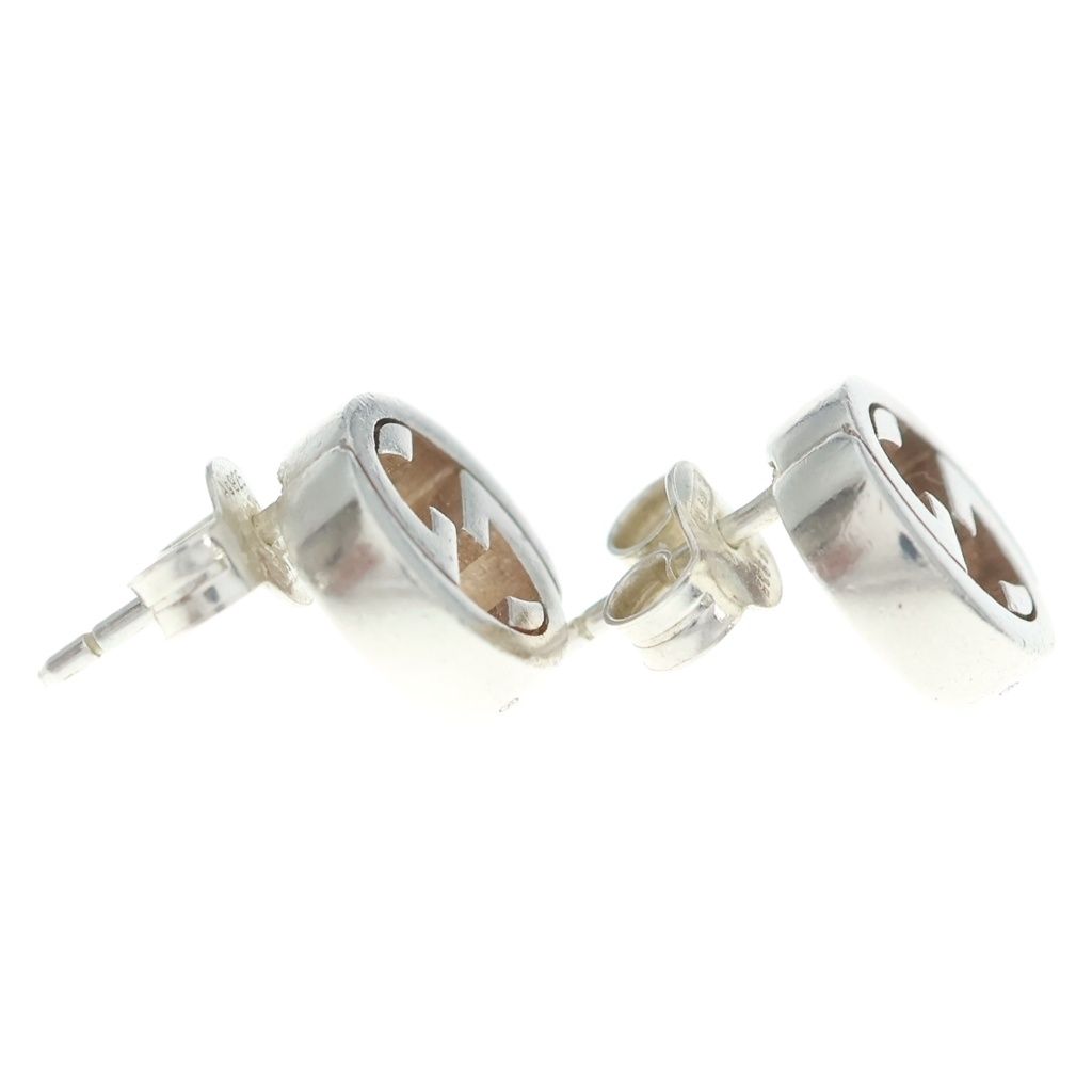Gucci Interlocking G Earrings Silver — view 4