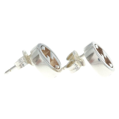 Gucci Interlocking G Earrings Silver — view 4