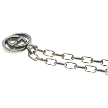Gucci Interlocking G Pendant Chain Silver Necklace — view 6