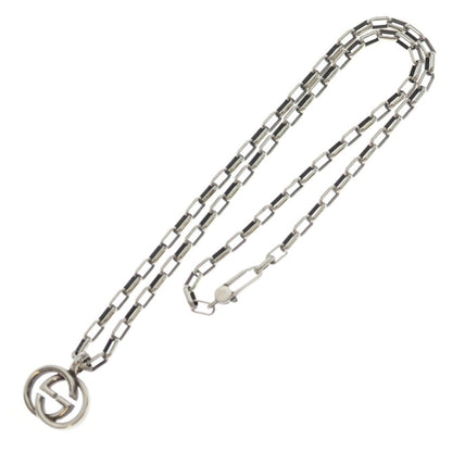Gucci Interlocking G Pendant Chain Silver Necklace — view 2