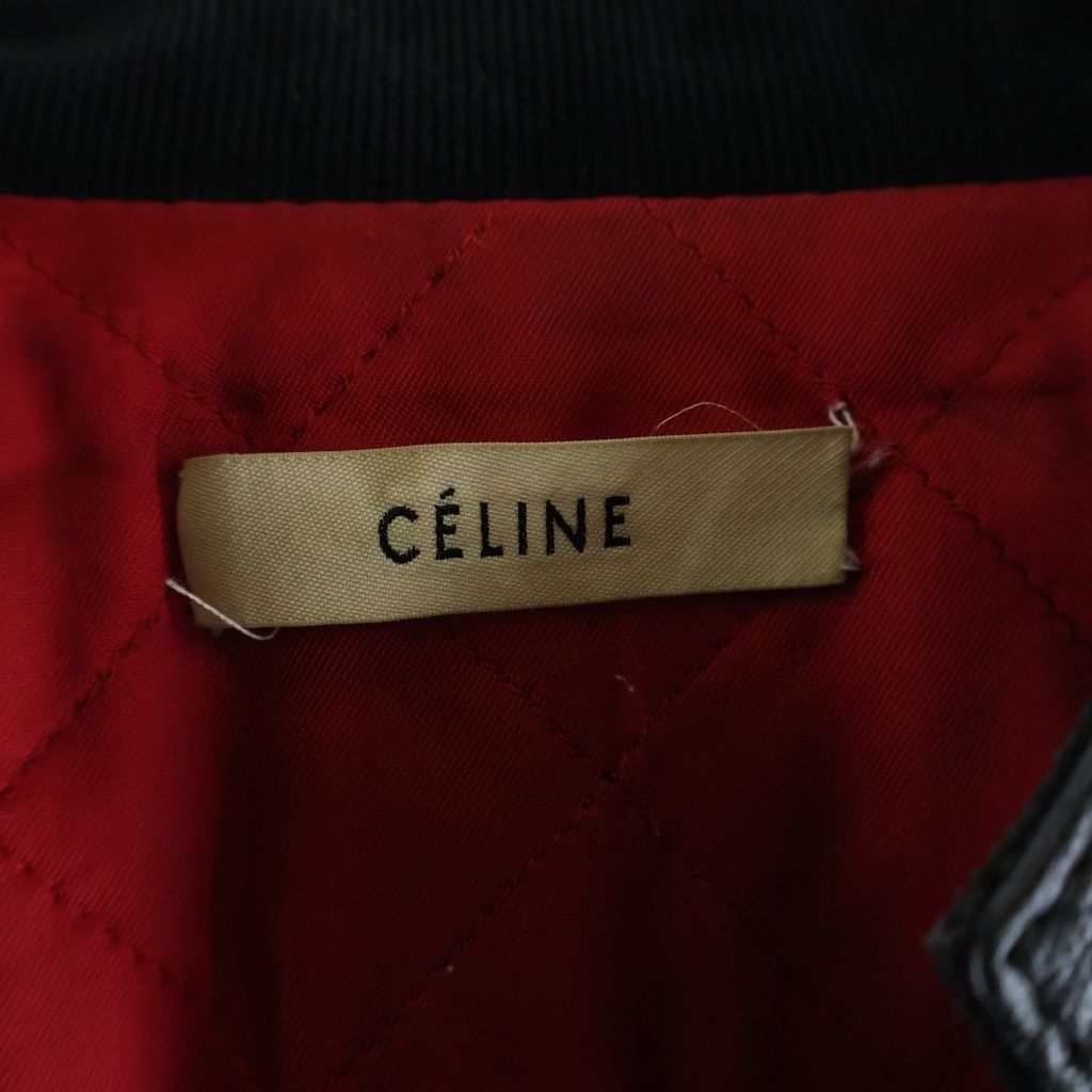 Celine Biker Lether Riders Jacket Phoebe Philo Era Leather Rider's Black — view 7