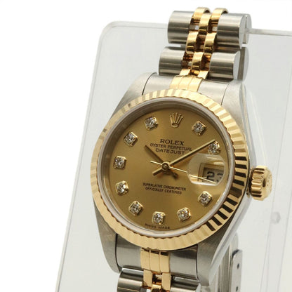 Rolex Datejust Diamond Watch Automatic Gold