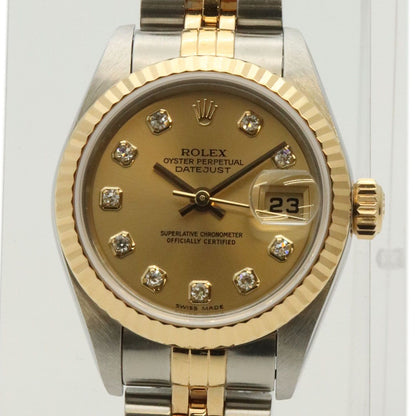 Rolex Datejust Diamond Watch Automatic Gold — view 4