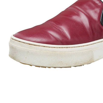 Celine Phoebe Philo Era Sneakers Slip Ons Wine Red Patent Leather — view 6