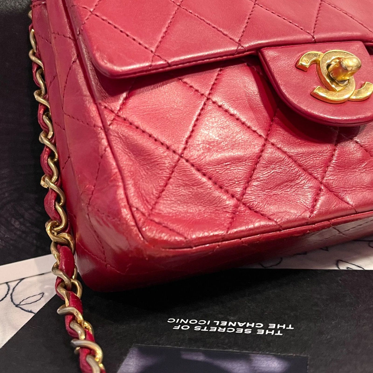 Chanel Quilted Vintage Chain Shoulder Bag — view 4
