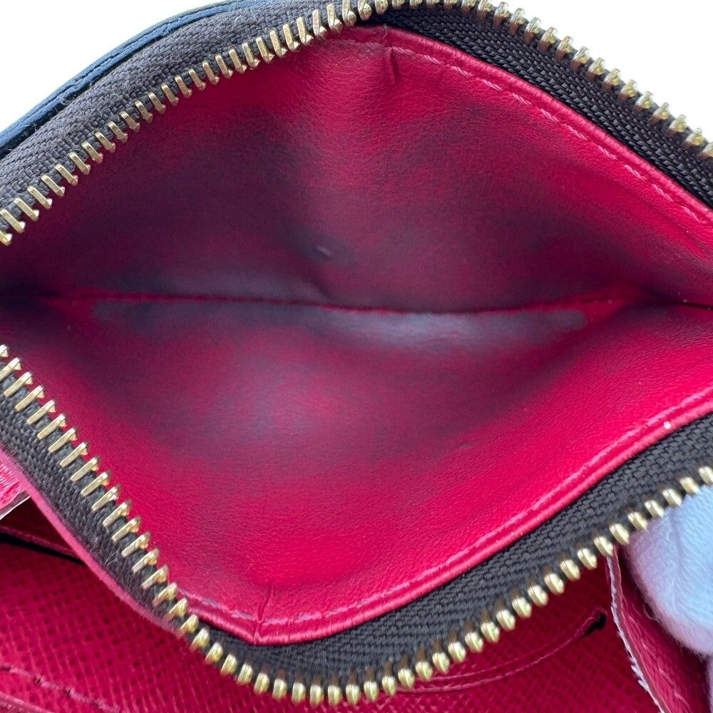 Louis Vuitton Porte Monnaie Rosalie Monogram Compact Wallet Leather Brown — view 7