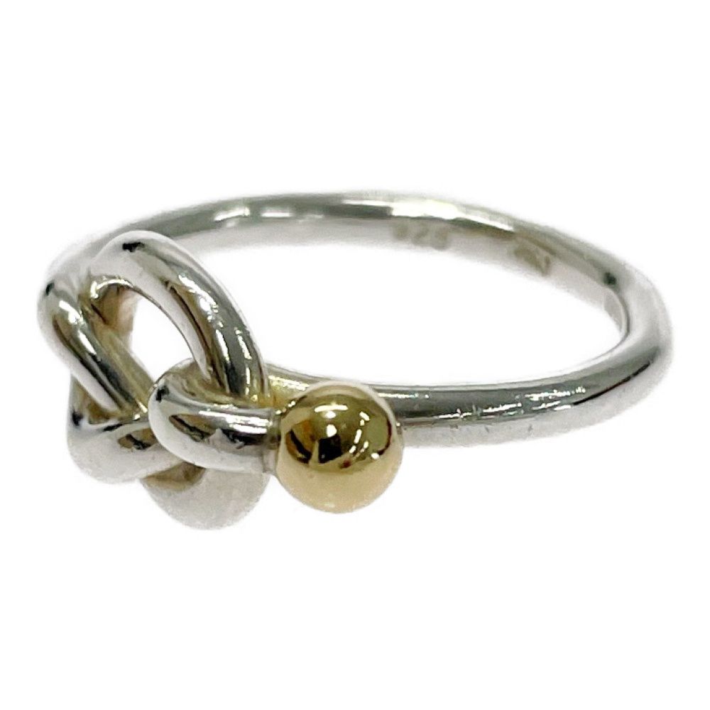 Tiffany & Co Silver Love Knot Ring — view 3