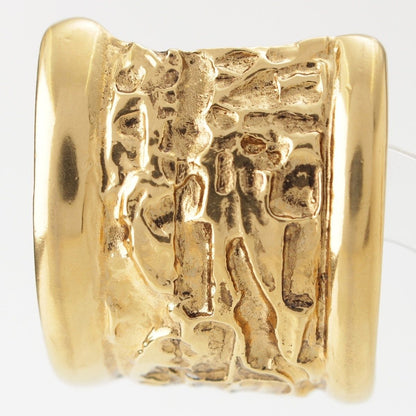 Saint Laurent Vintage Lava Earrings Gold — view 3