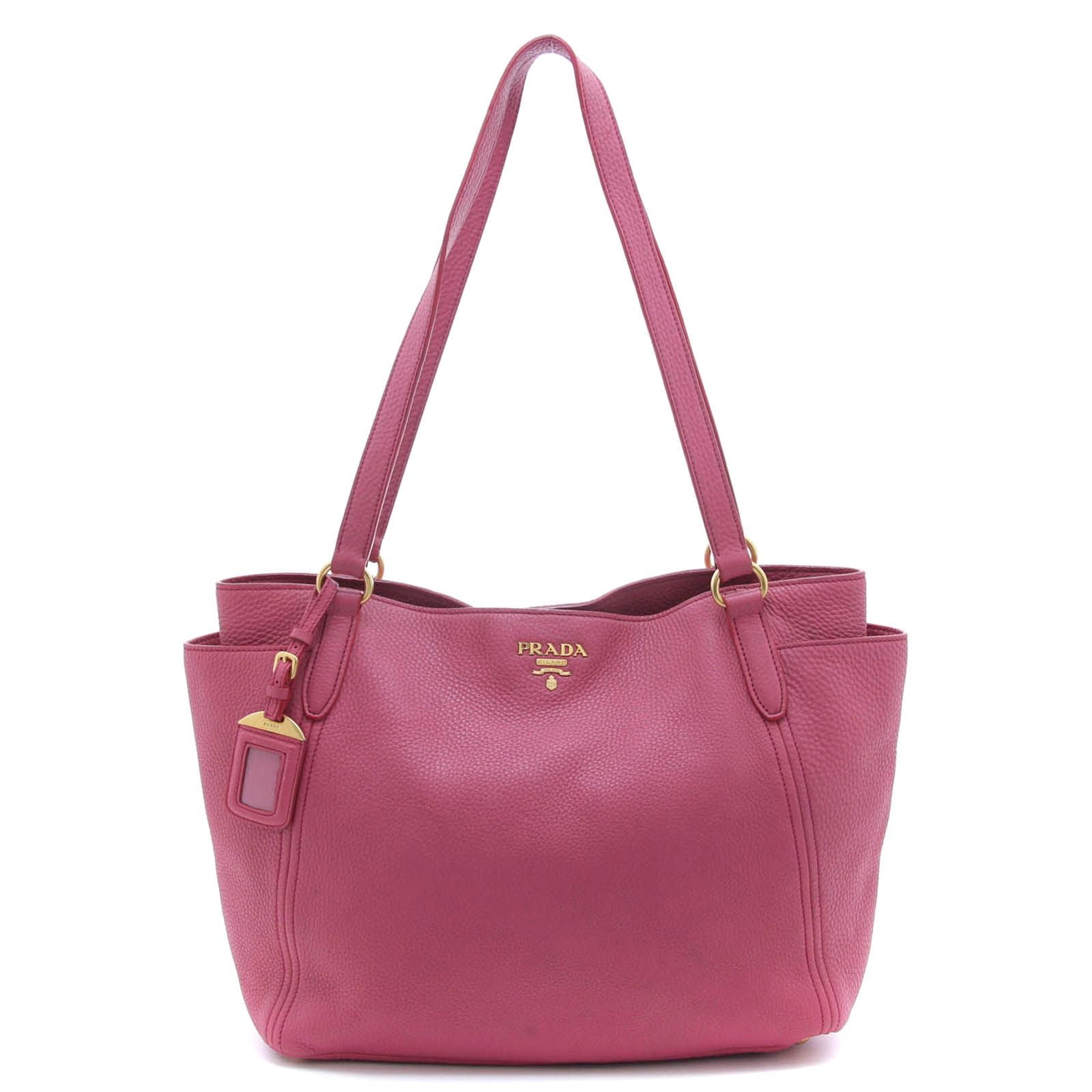 Prada Tote Pink Leather