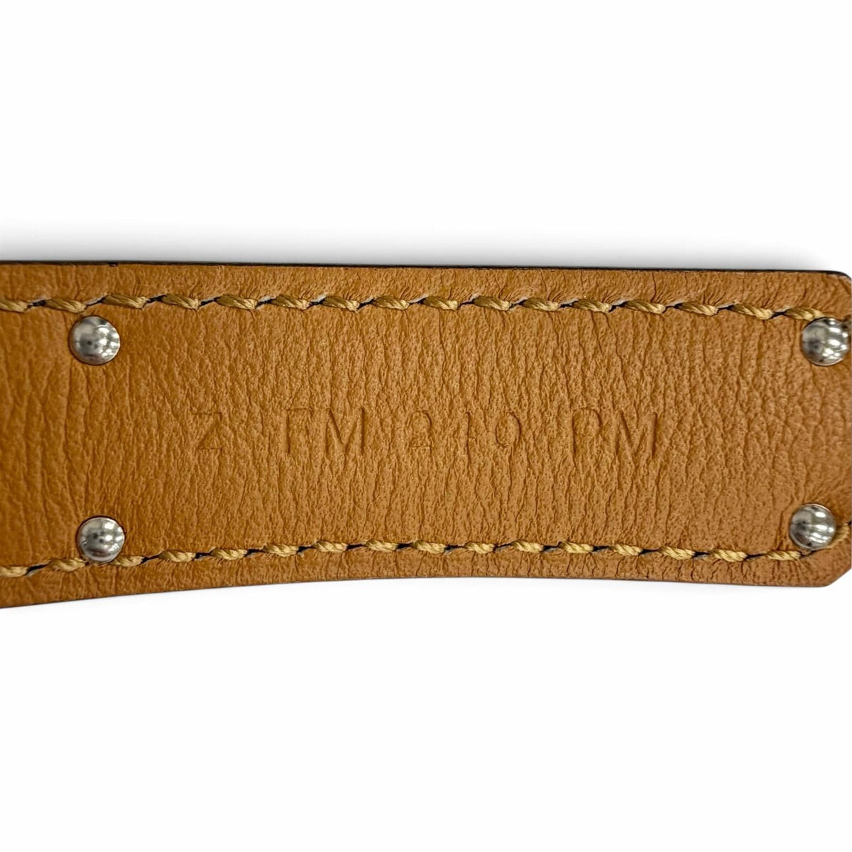 Hermes Kelly 18 Belt Veau Epsom Gold Silver — view 8
