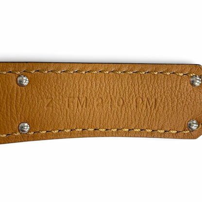 Hermes Kelly 18 Belt Veau Epsom Gold Silver — view 8