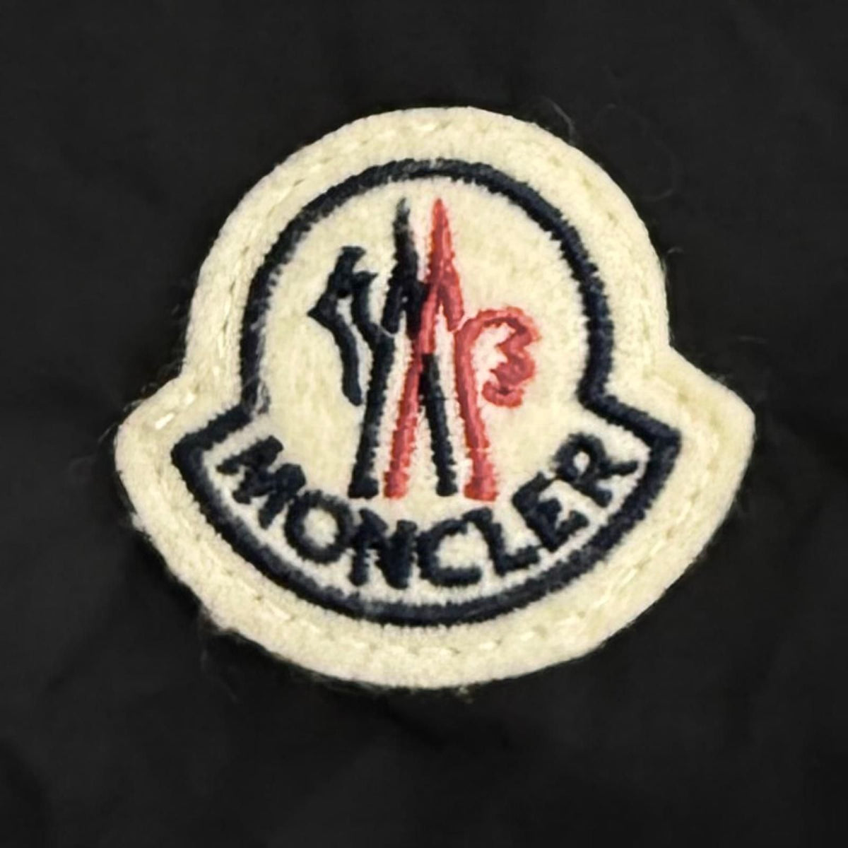 Moncler Fegeo Logo Patch Hooded Zip UP Windbreaker Nylon Jacket Black — view 6