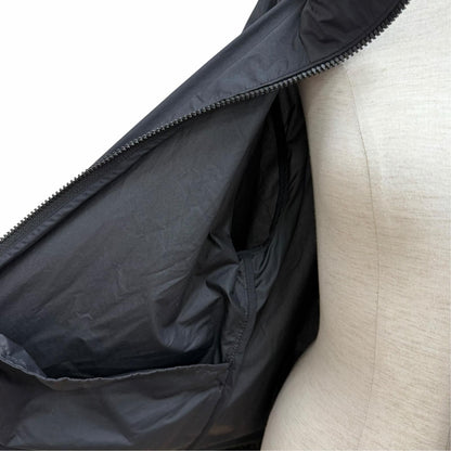 Moncler Fegeo Logo Patch Hooded Zip UP Windbreaker Nylon Jacket Black — view 5