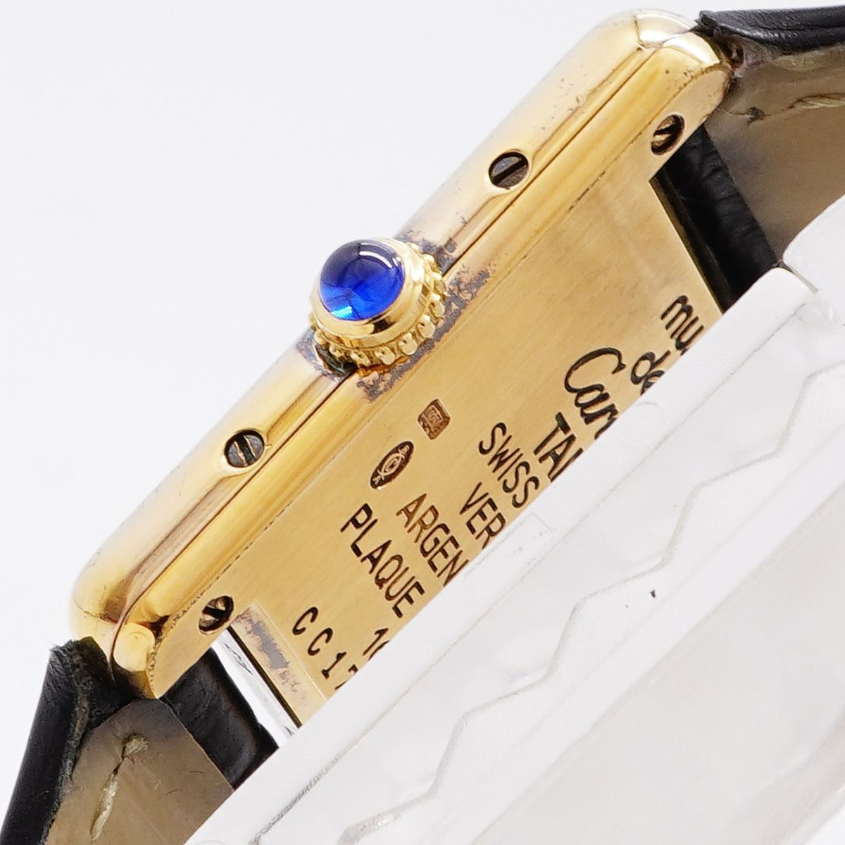 Cartier Must Tank SM Vermeil White Dial Watch — view 7