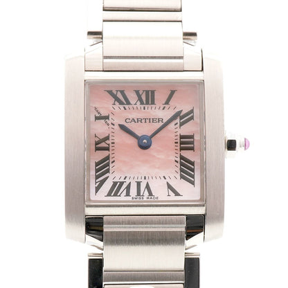 Cartier Tank Francaise SM Pink Dial Watch